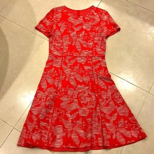 St. John knit fit and flare dress